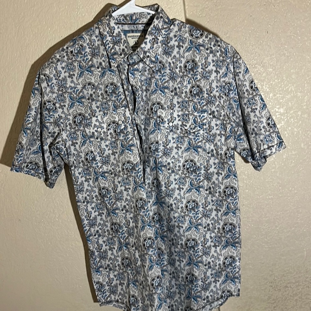 Panhandle pearl snap button up NEW
